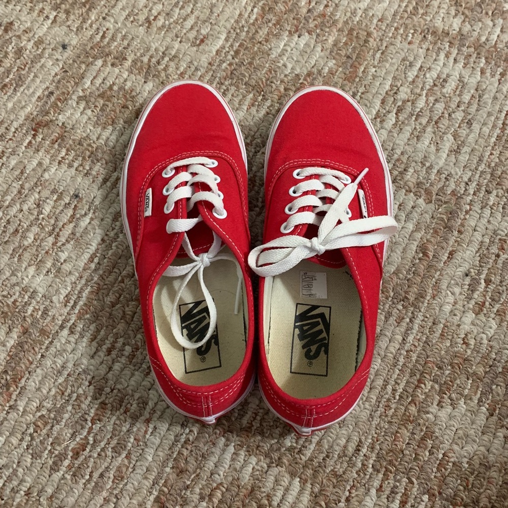 Classic red vans